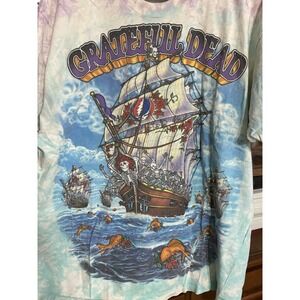 1993 VINTAGE GRATEFUL DEAD, SHIP OF FOOLS Ohio Concert T-Shirt, Original, Bear